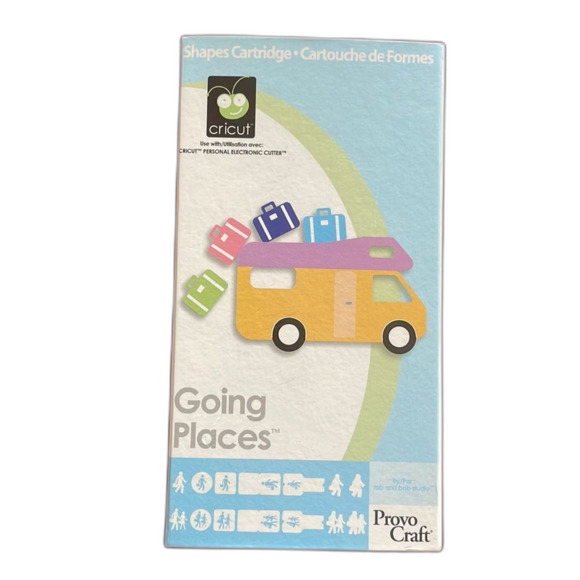 Cricut Cartridge GOING PLACES - Picture 1 of 7